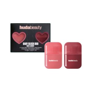Professional ToolMax Huda Beauty Baby Blush Duo Rose And Berry Energy Saving